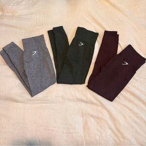 Gymshark Vital Seamless 2.0 Leggings - Set of 3